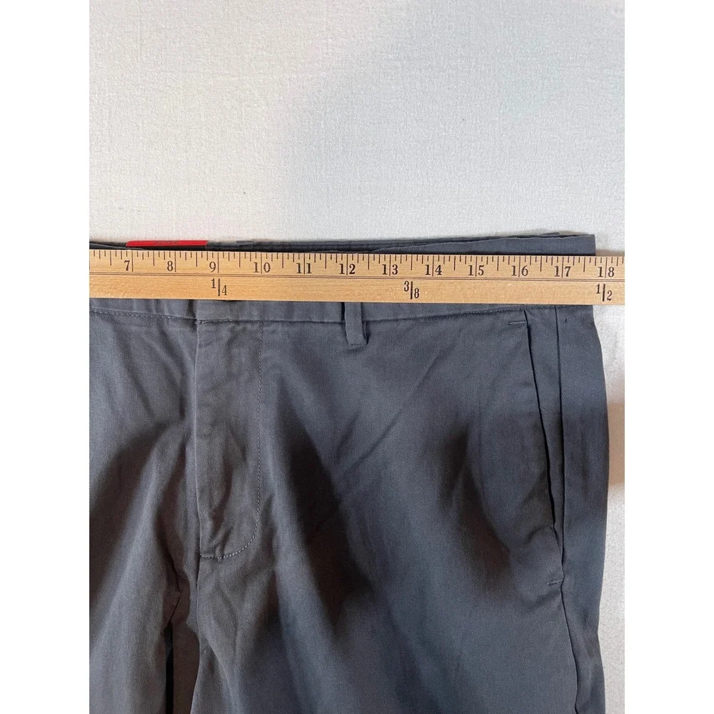 Banana Republic Mens Gray Chino Pants 34x29 Straight Leg Flat Front Trousers NWT